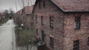Освенцим Видео с высоты птичьего полета.