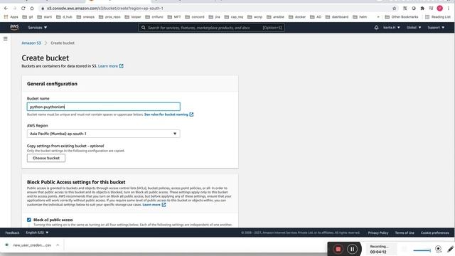 AWS Cloud Accessing with Programmatic way and Writing a sample python code to list buckets смотреть онлайн