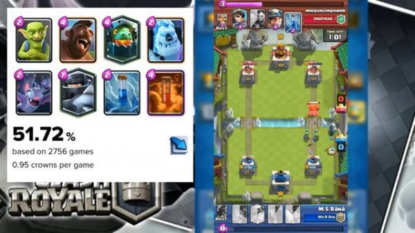 CLASH ROYALE - TOP 5 META DECKS OF 2017 - HAPPY NEW YEAR