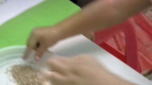 Краски, клей, манка и гречка. (18-24 мес.)
