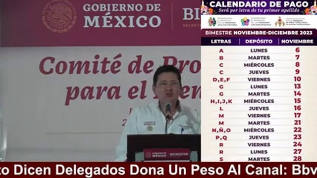 05/11/23 CALENDARIO NOVIEMBRE CONTESTO SUS PREGUNTAS?EN VIVO BIENESTAR REDNET?AMLO 4T???PAGOS??? смотреть онлайн