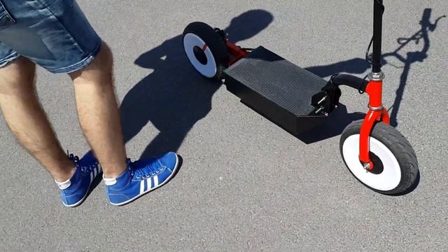 Електросамокат своими руками DIY electric scooter 36v 350w 500w смотреть онлайн