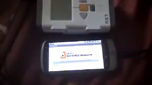 Bluetooth communication between Android and Lego Mindstorms NXT with Java LeJOS смотреть онлайн