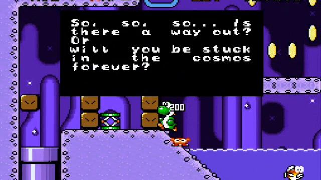 Cosmic Caverns - Yoshi Dawn of the Darkness (Super Mario World custom level) смотреть онлайн