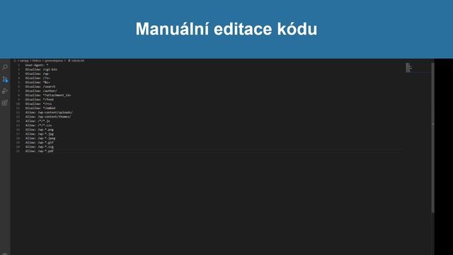Editace souboru robots.txt смотреть онлайн