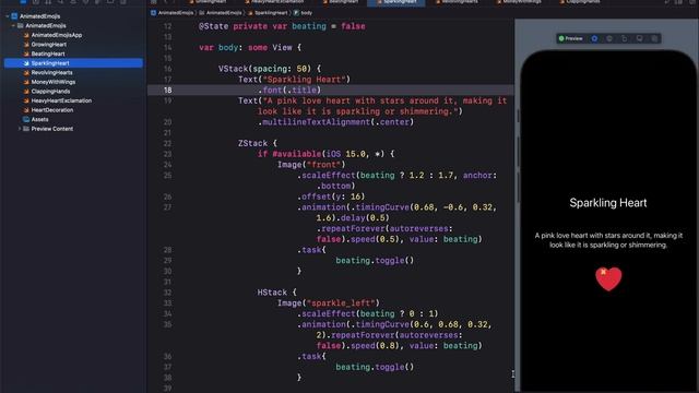 SwiftUI: Designing and Building Animated Emojis смотреть онлайн