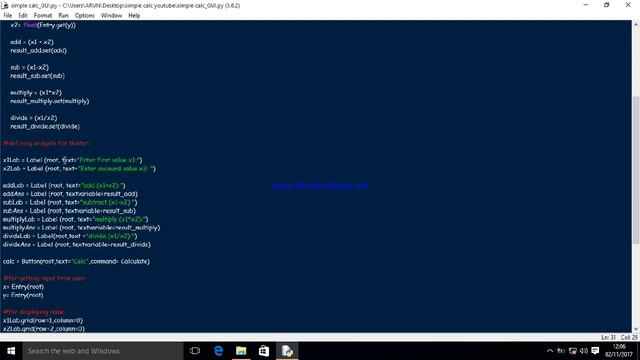 How to make simple calculator and GUI (from simple script to GUI for newbies) Python 3.6.2 смотреть онлайн
