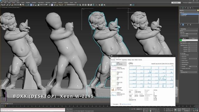 Laptop VS Workstation 3D benchmarks смотреть онлайн