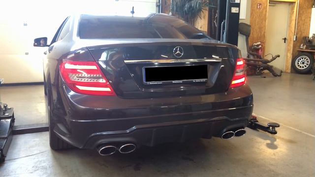 Underground Exhaust Mercedes W204 C350 Stage 2 Sound