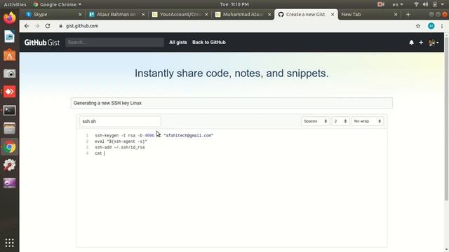 Generating a new SSH key Linux смотреть онлайн