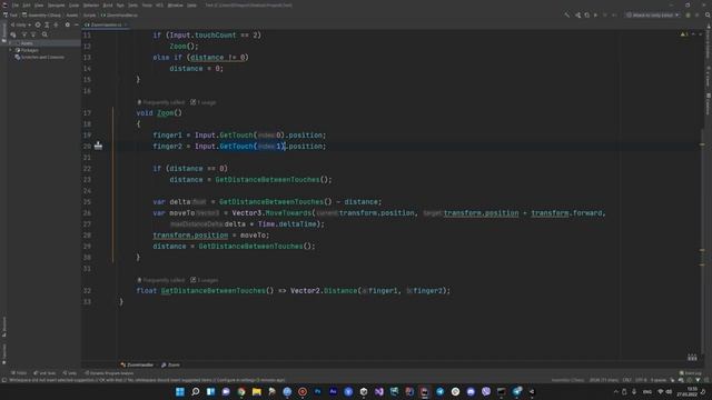 Unity - Zoom (touch) - 104 смотреть онлайн