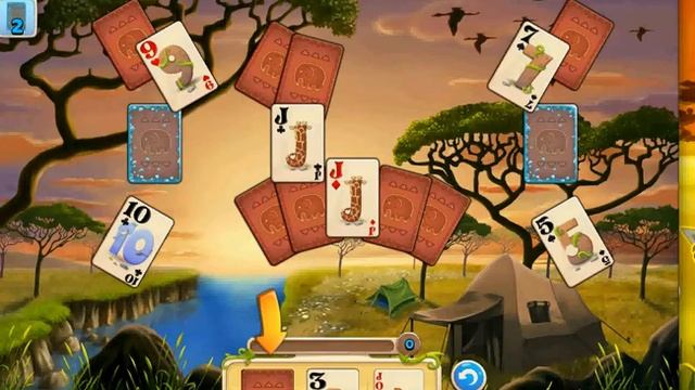 Solitaire Safari Level 5 смотреть онлайн