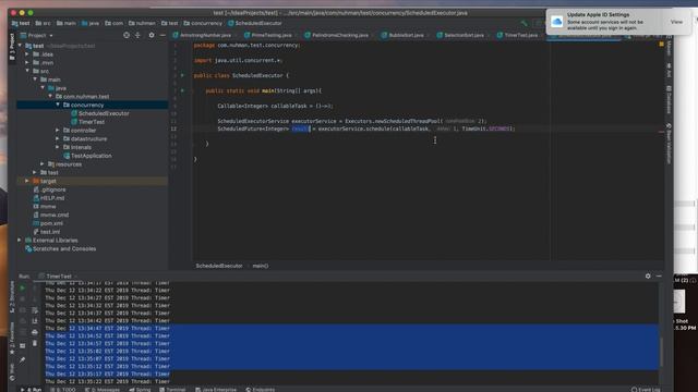 Scheduled Thread Pool Executor schedule a task with delay in Java смотреть онлайн