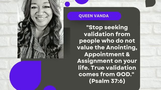 TRUE VALIDATION COMES FROM GOD! (Psalm 37:6) #QUEENVANDAPOWERNUGGETS смотреть онлайн
