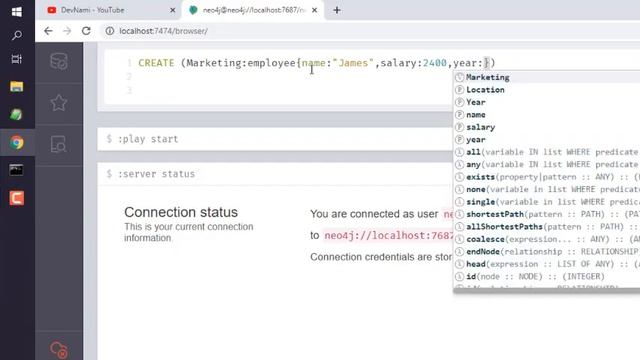 Neo4j - How to Use MIN Function смотреть онлайн