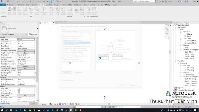 Hướng dẫn sử dụng Revit MEP 2019 | Bài 55: Import chi tiết từ một file khác смотреть онлайн