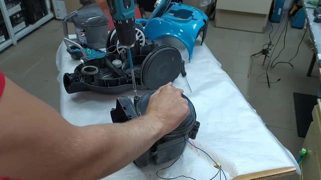 Замена двигателя в пылесосе SAMSUNG смотреть онлайн