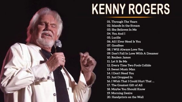 The Best Songs of Kenny Rogers - Kenny Rogers Greatest Hits Playlist - Top 40 Songs of Kenny Rogers