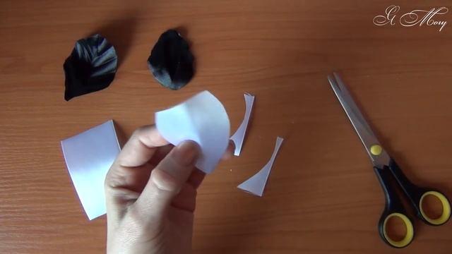 Очень большой бант канзаши на ободке. Мастер класс. смотреть онлайн