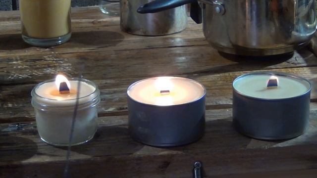 Candle Experiment - Wooden Wicks - Balsa Wood смотреть онлайн
