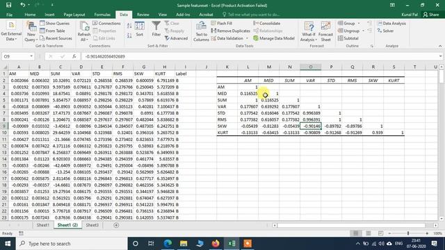 Correlation matrix in excel смотреть онлайн