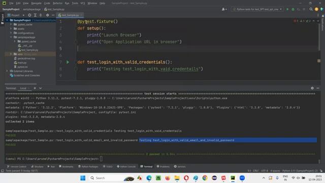 What is a Fixture in PyTest (PyTest - Part 18) смотреть онлайн