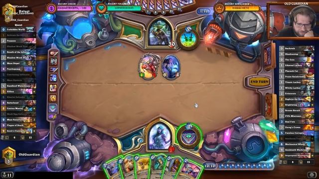 Quest Resurrect Priest deck guide and gameplay (Hearthstone Descent of Dragons) смотреть онлайн