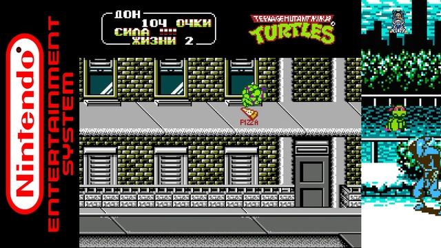 DANGER НА LPG ⇉Teenage Mutant Ninja Turtles II - The Arcade Game⇇ #1 (NES) смотреть онлайн