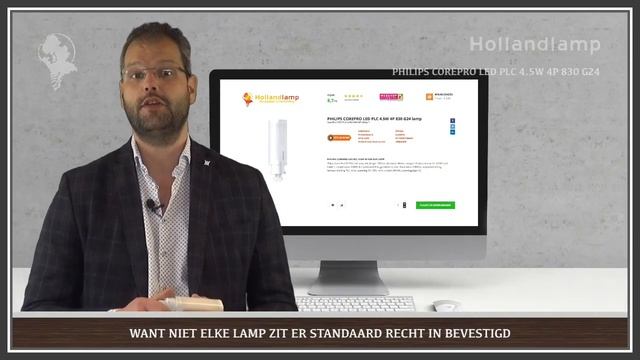 Philips CorePro Led PLC 4.5W 4P 830 G24 | Hollandlamp смотреть онлайн