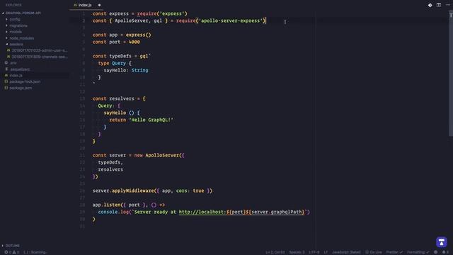 GraphQL From Ground Up - Integrating GraphQL server with database 09 смотреть онлайн