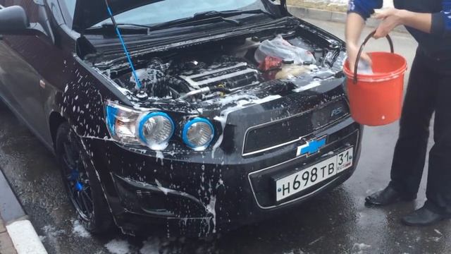Мойка двигателя Chevrolet Aveo T-300 смотреть онлайн