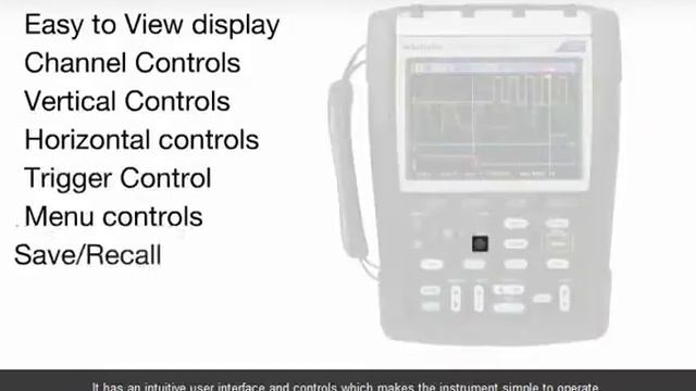 Tektronix THS3000 Handheld Oscilloscope смотреть онлайн