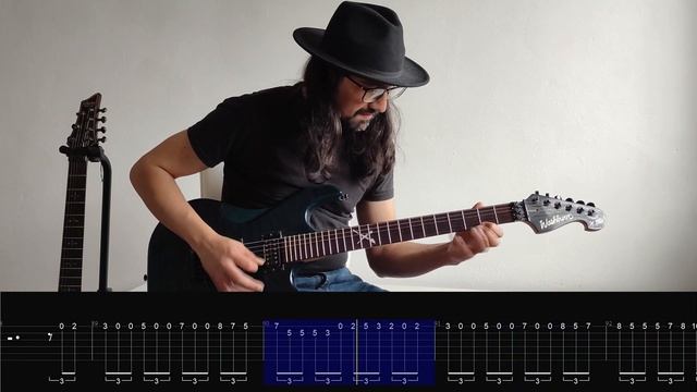 Nightwish - Over The Hills and Far Away - Guitar Cover Lesson Tutorial with tabs (End Of An Era) смотреть онлайн