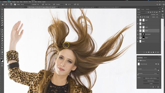 Quitar, poner y cambiar la forma del pelo con Photoshop - Curso de retoque de retratos смотреть онлайн