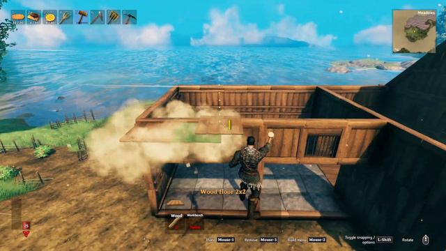 Valheim: How To Build A Blacksmith House. смотреть онлайн