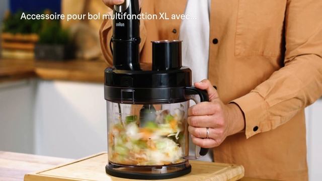 MultiQuick 9 de Braun : Contenu de la boîte du mixeur plongeant смотреть онлайн