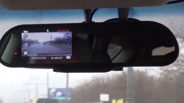 Обзор видеорегистратора-зеркало VIZANT 750ST