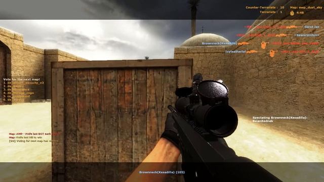 Counter-Strike: Source Midnight-Gamers Adaptive Bots (awp_dusk_sky) смотреть онлайн