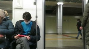 Казанское метро 04.02.2021 , поездка на 81-553.3 № 10291 от Авиастроительной до Горок.