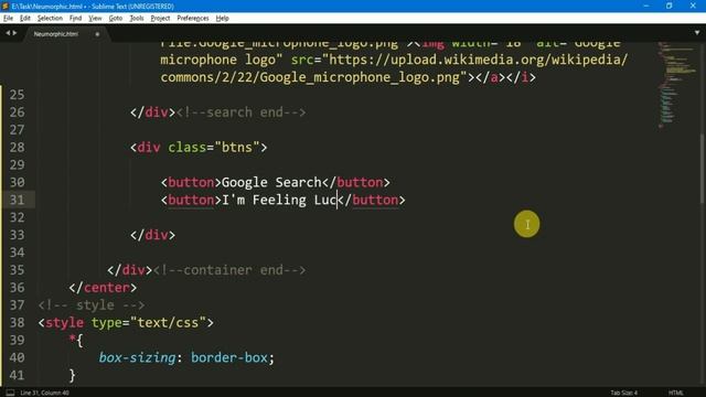 Google Search Engine | | Neumorphic Design | | Html,Css. смотреть онлайн