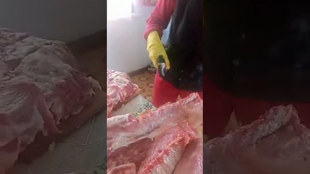 Разделка мяса секатором с АлиЭкспресс кости режет как масло,Как резать кости смотреть онлайн