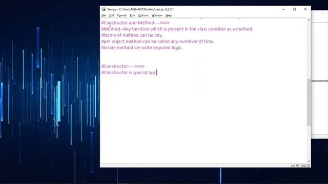 Python Day - 25 - OOPs-2-- About Constructor and its Working смотреть онлайн