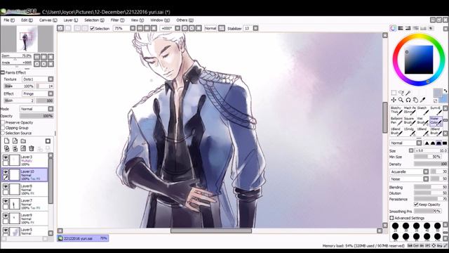 Yuuri Katsuki Speedpaint || PATREON LINK IN DESC.!! смотреть онлайн