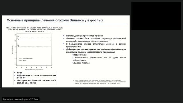 Редкие опухоли. Опухоль Вильмса, злокачественная рабдоидная опухоль (вебинар 17 февраля 2024)
