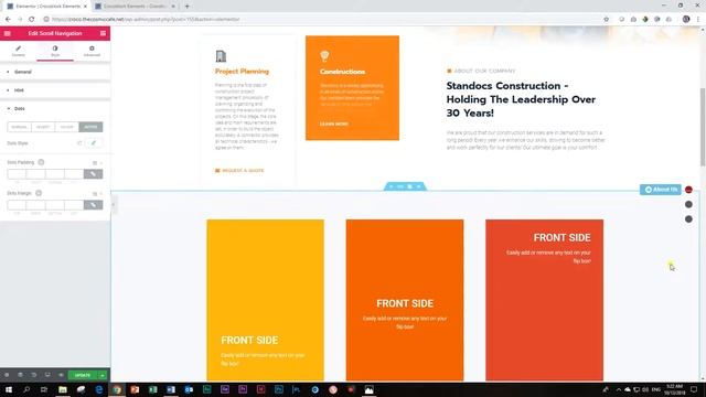 Scroll Navigation | JetElements | Crocoblock | Elementor Add-On смотреть онлайн