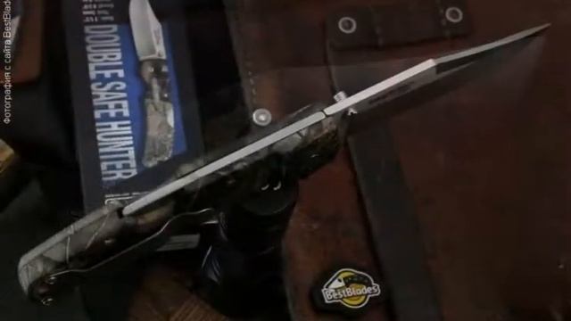 Складной нож Cold Steel Double Safe Hunter 23JE смотреть онлайн