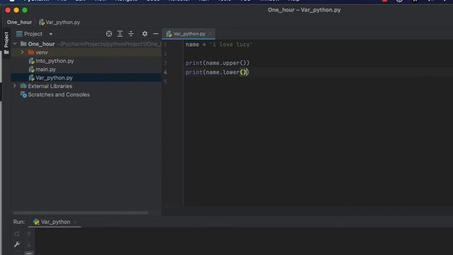 Python for beginners tutorial | upper ,and lower Method #10 смотреть онлайн
