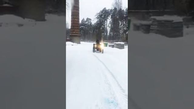 Самодельный трактор на базе ОКА. ПЕРВЫЙ ПРОБНЫЙ ВЫЕЗД смотреть онлайн