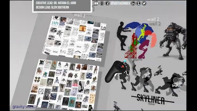 Gravity Sketch - collaborative vr & remote collaboration tools (create a mech Part 3) смотреть онлайн
