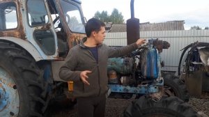 Т-40АМ ремонт переднего моста и насоса нш 32